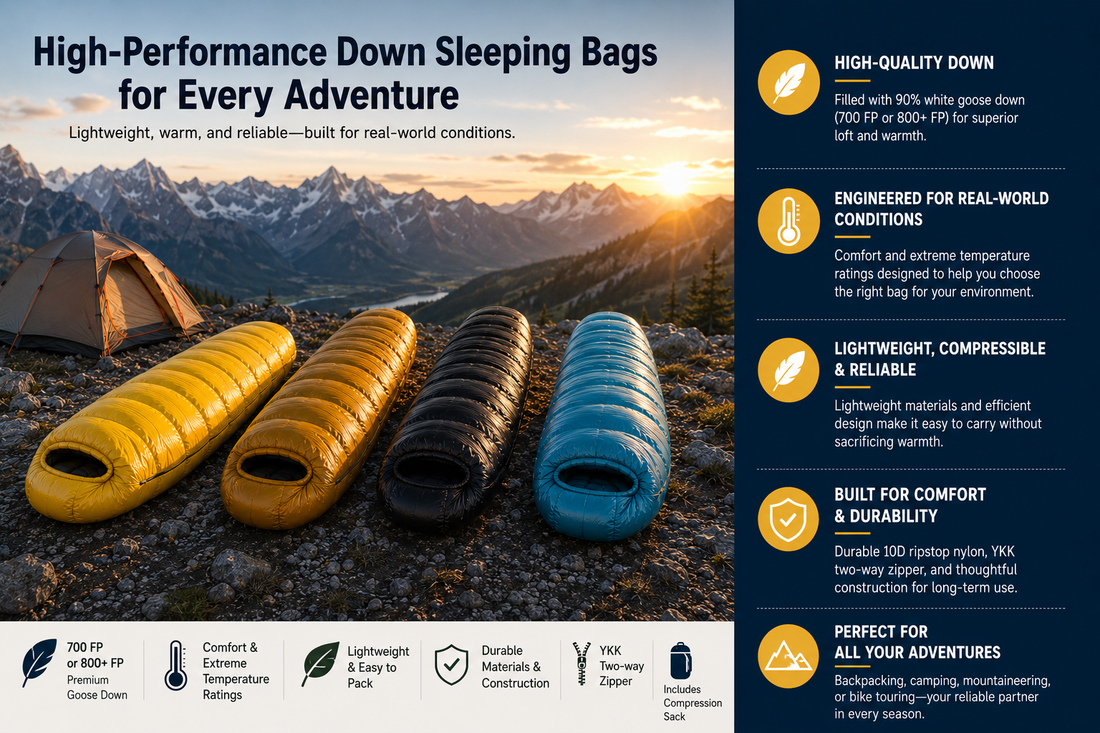 600 g vs 1000 g Down Sleeping Bags: Which Fill Weight Is Right for You?