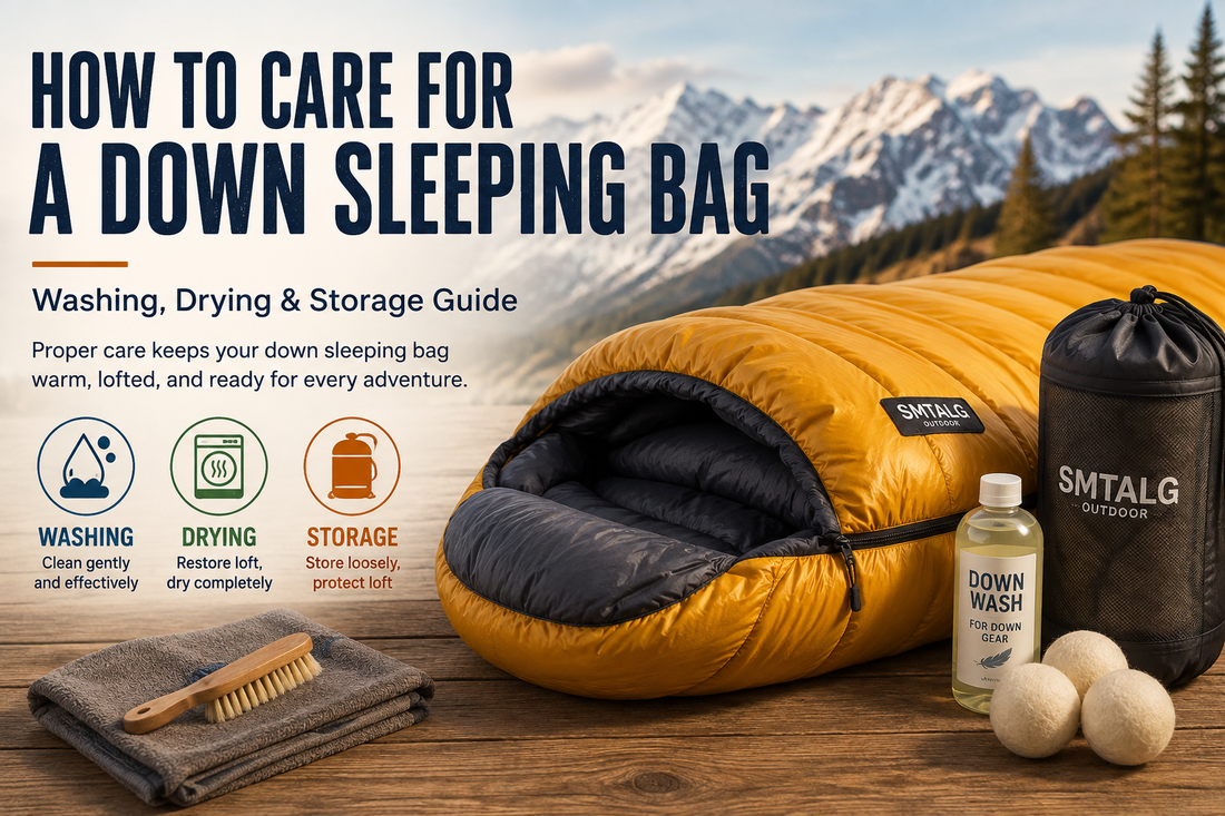 How to Care for a Down Sleeping Bag: Washing, Drying & Storage Guide