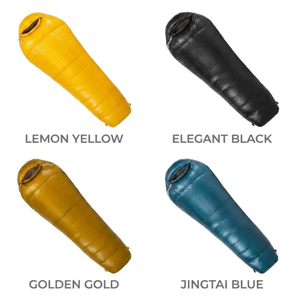 SMTALG Ultralight White Goose Down Mummy Sleeping Bag – 600G / 1000G, 10D Ripstop Nylon